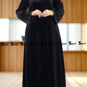 عباية مخمل شتوية